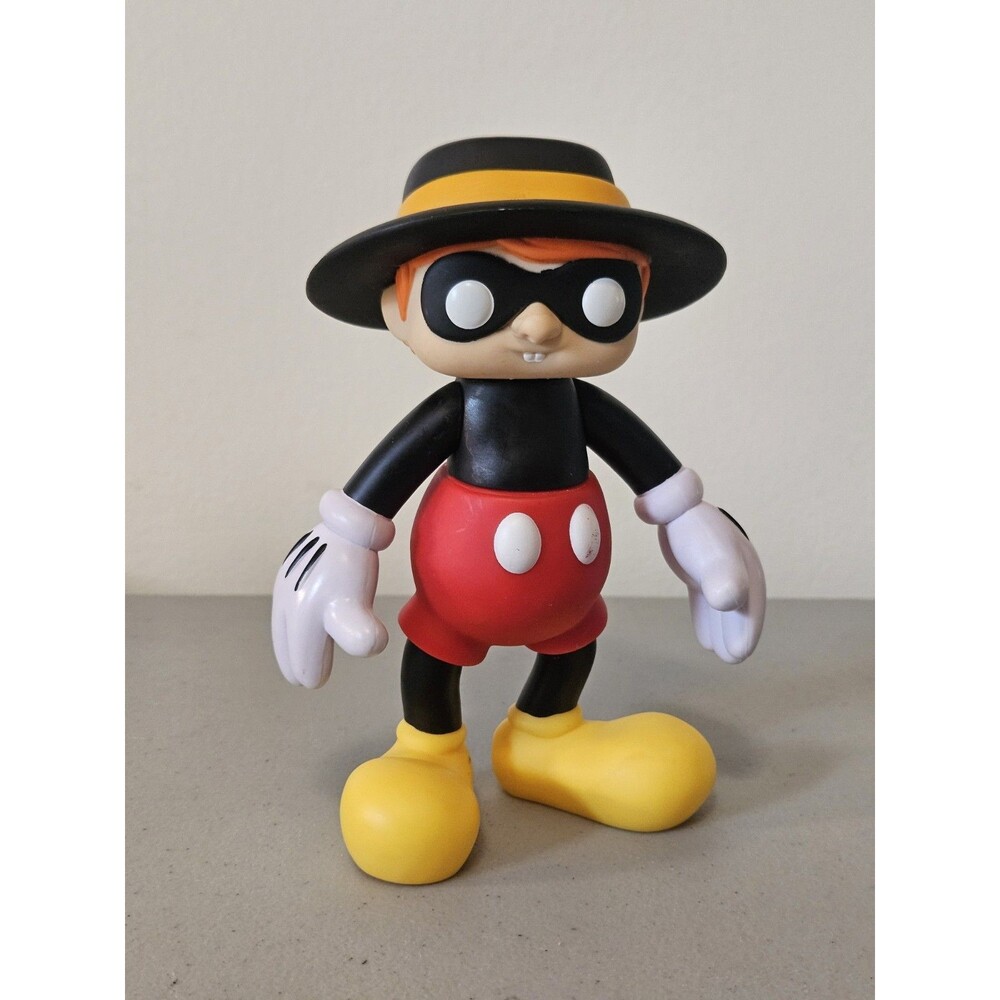 Vintage Mickey Mouse + Funk Hamburgler One Of A Kind Custom Mash Up 6' Figure!!!